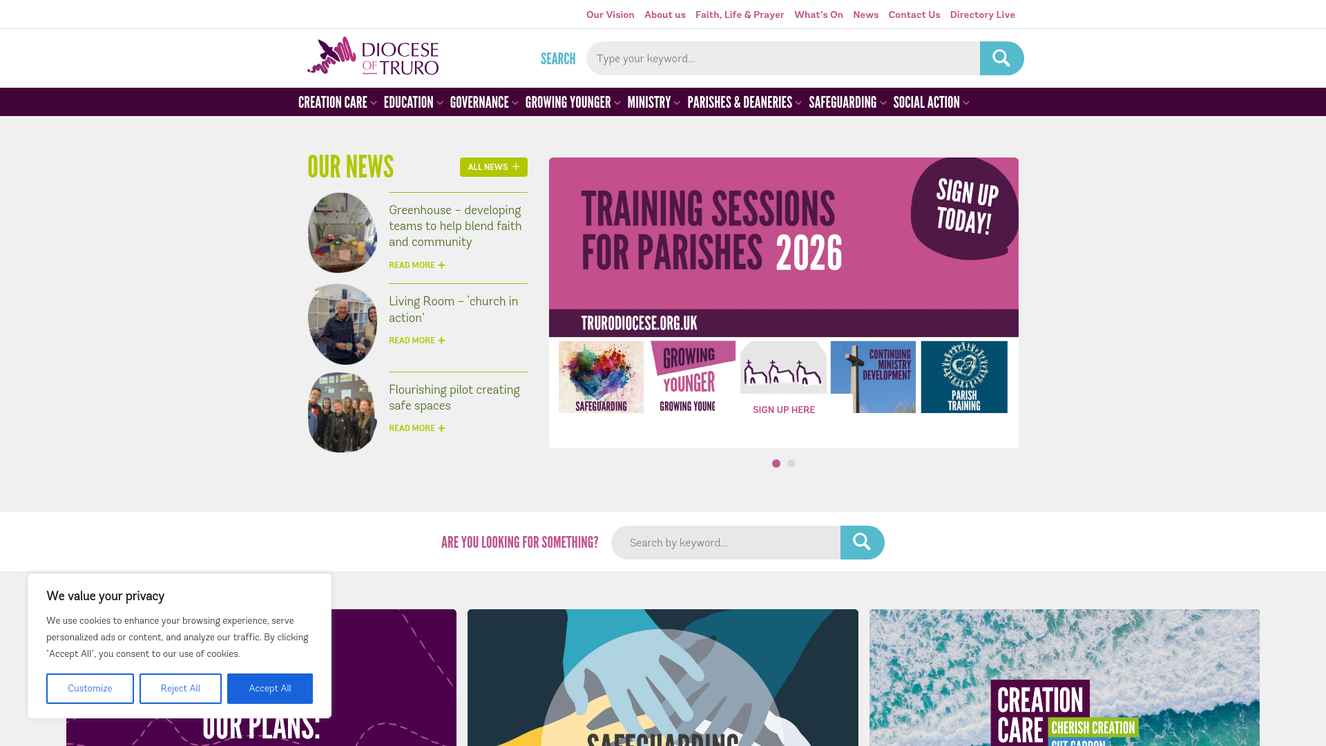 Website screenshot