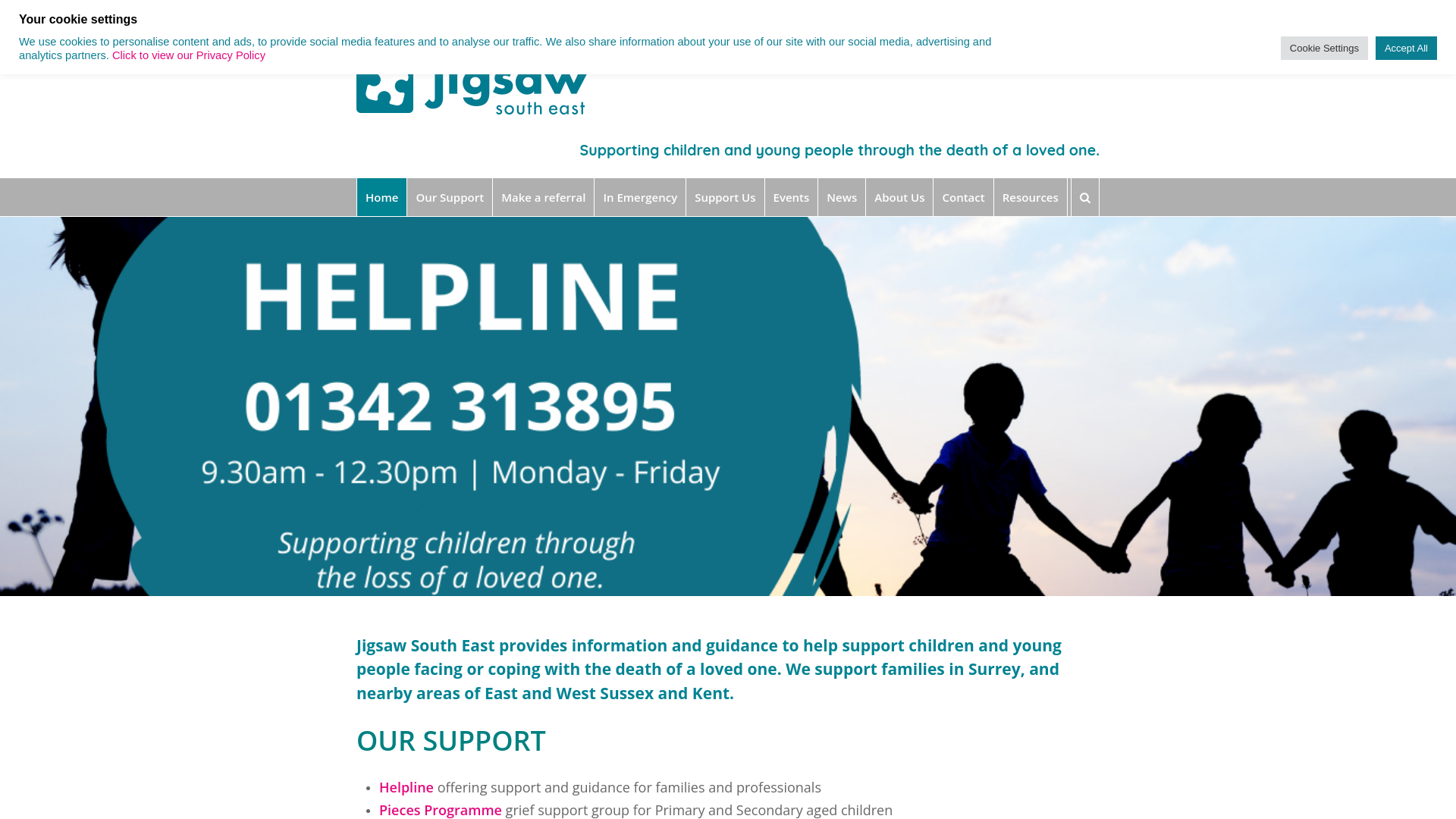 Website screenshot