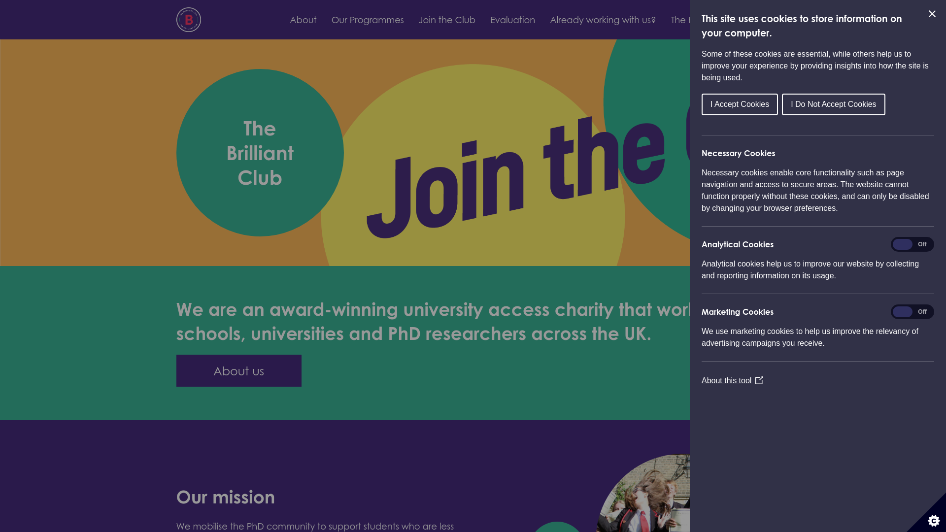 Website screenshot
