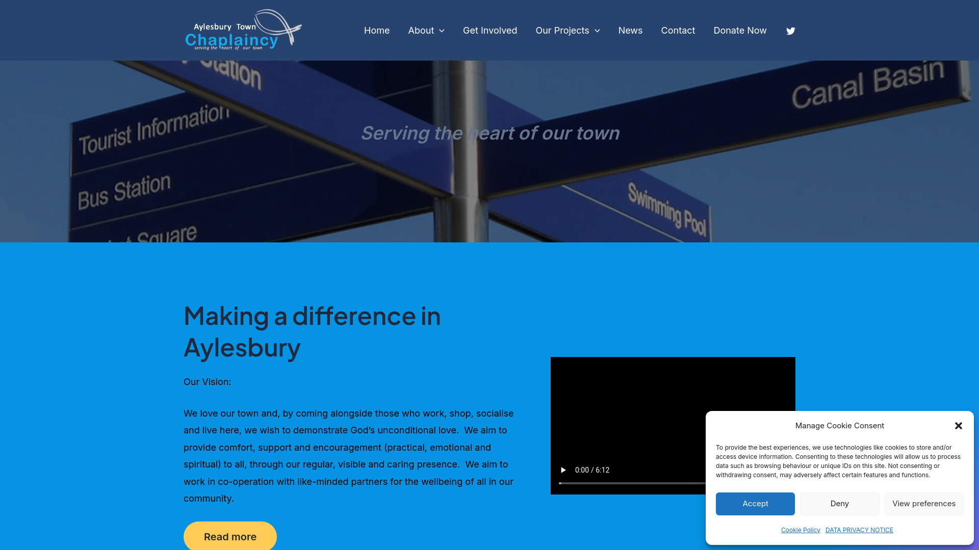 Website screenshot