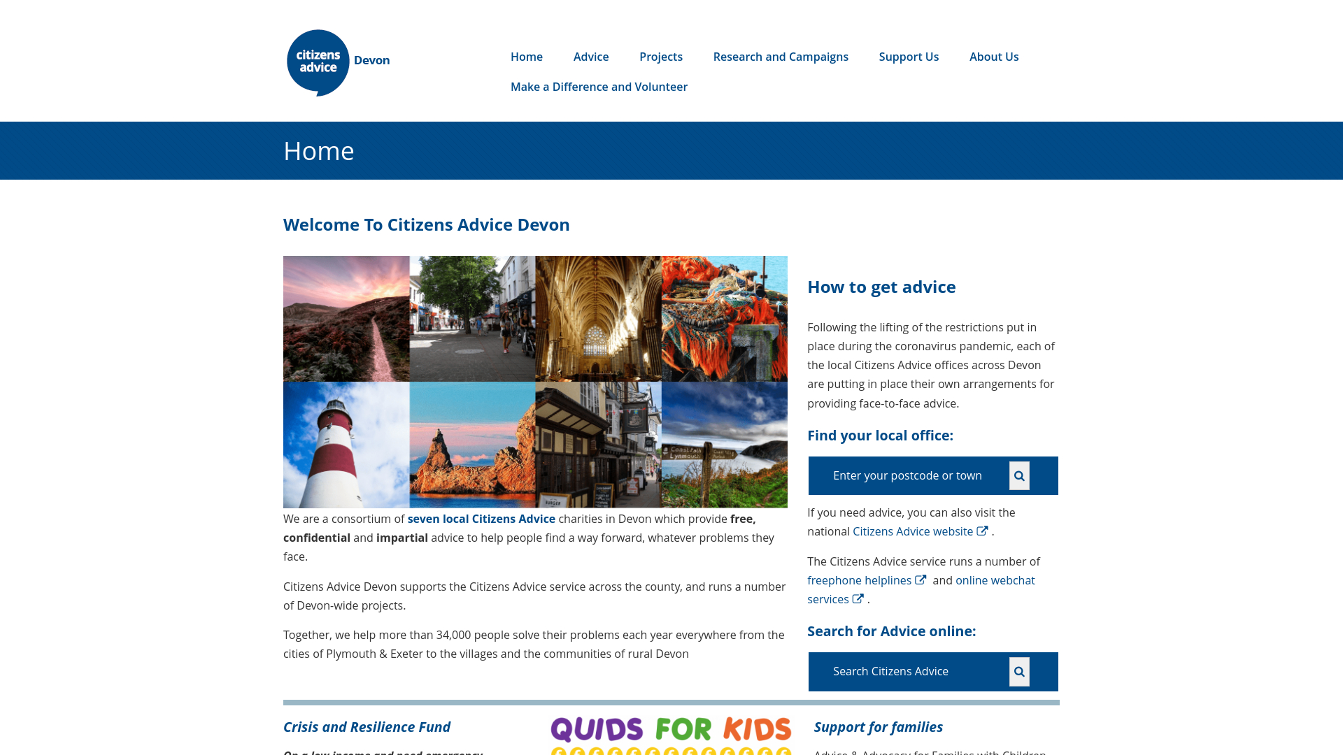 Website screenshot