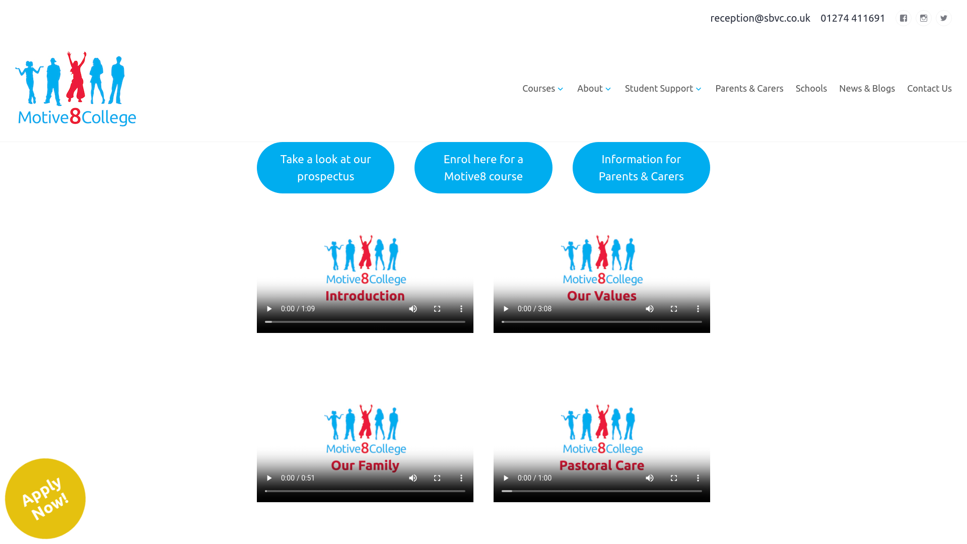 Website screenshot