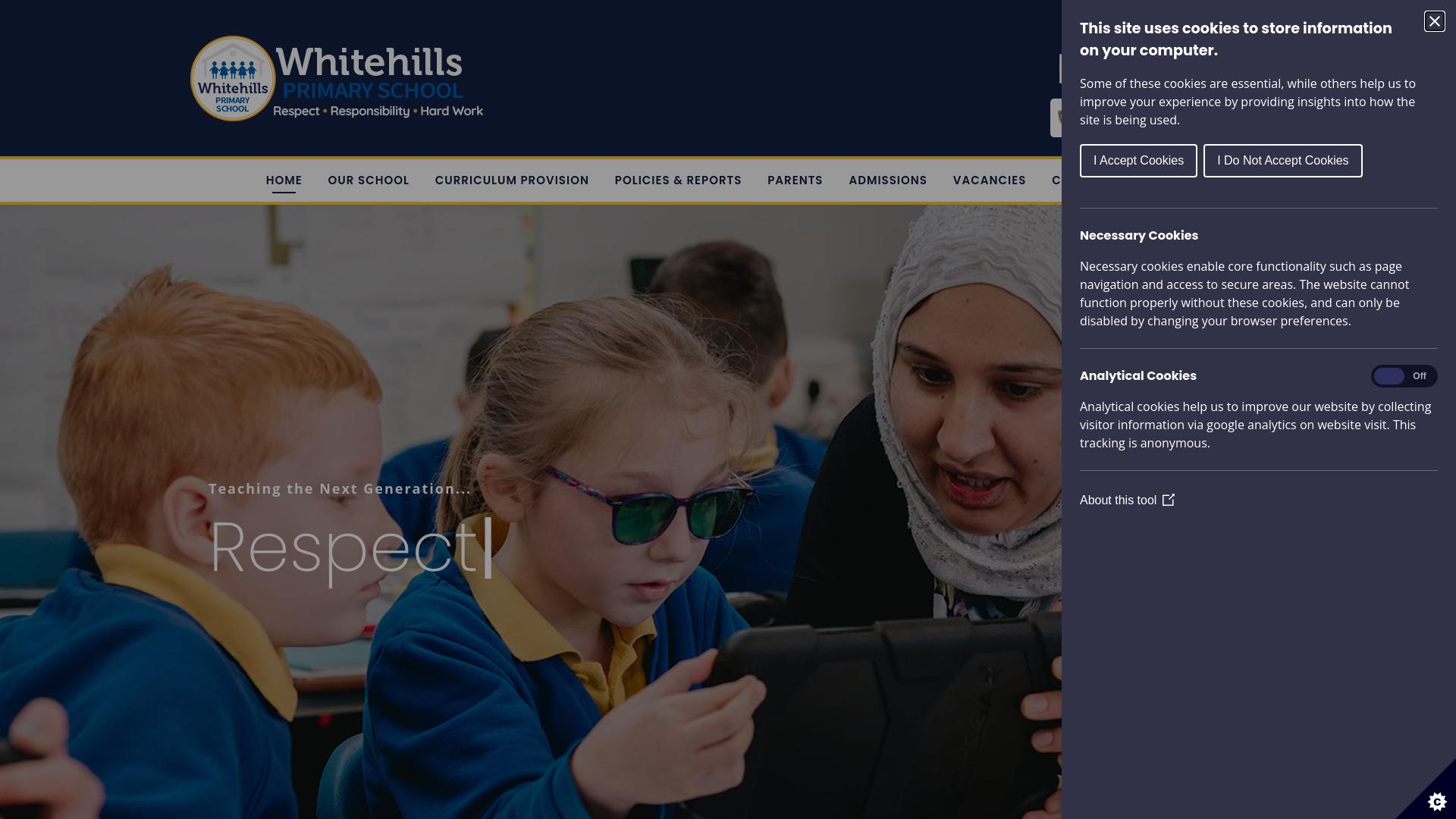 Website screenshot