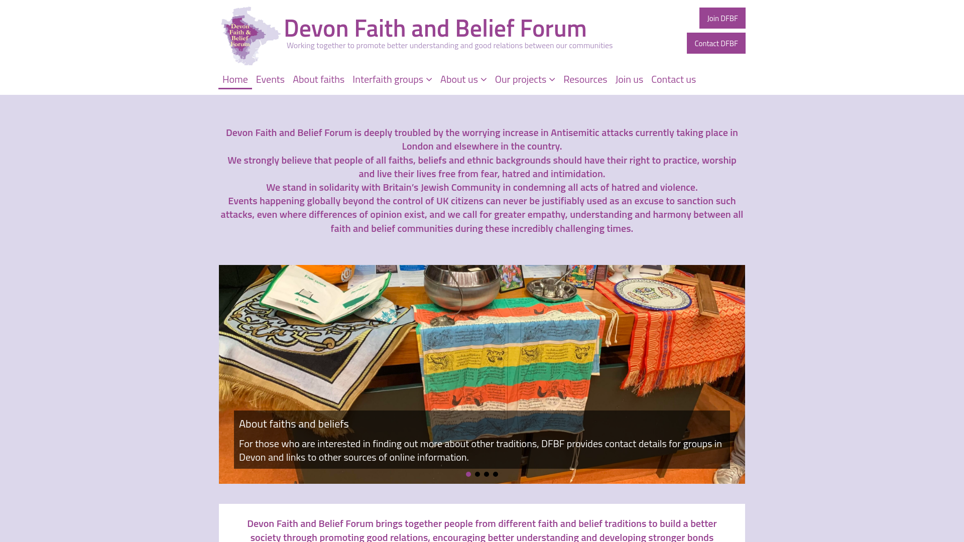 Website screenshot