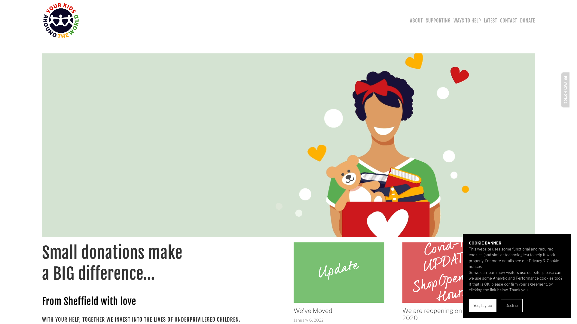 Website screenshot