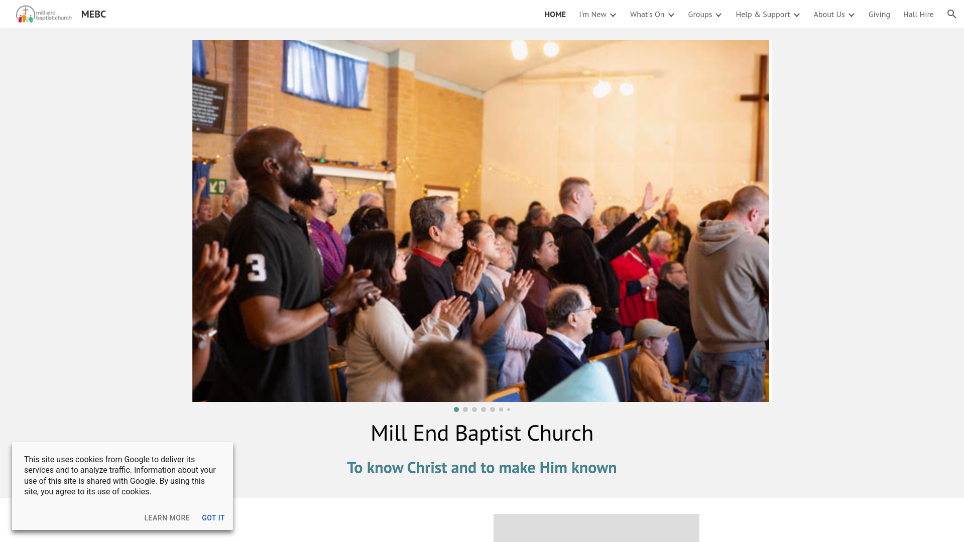 Website screenshot