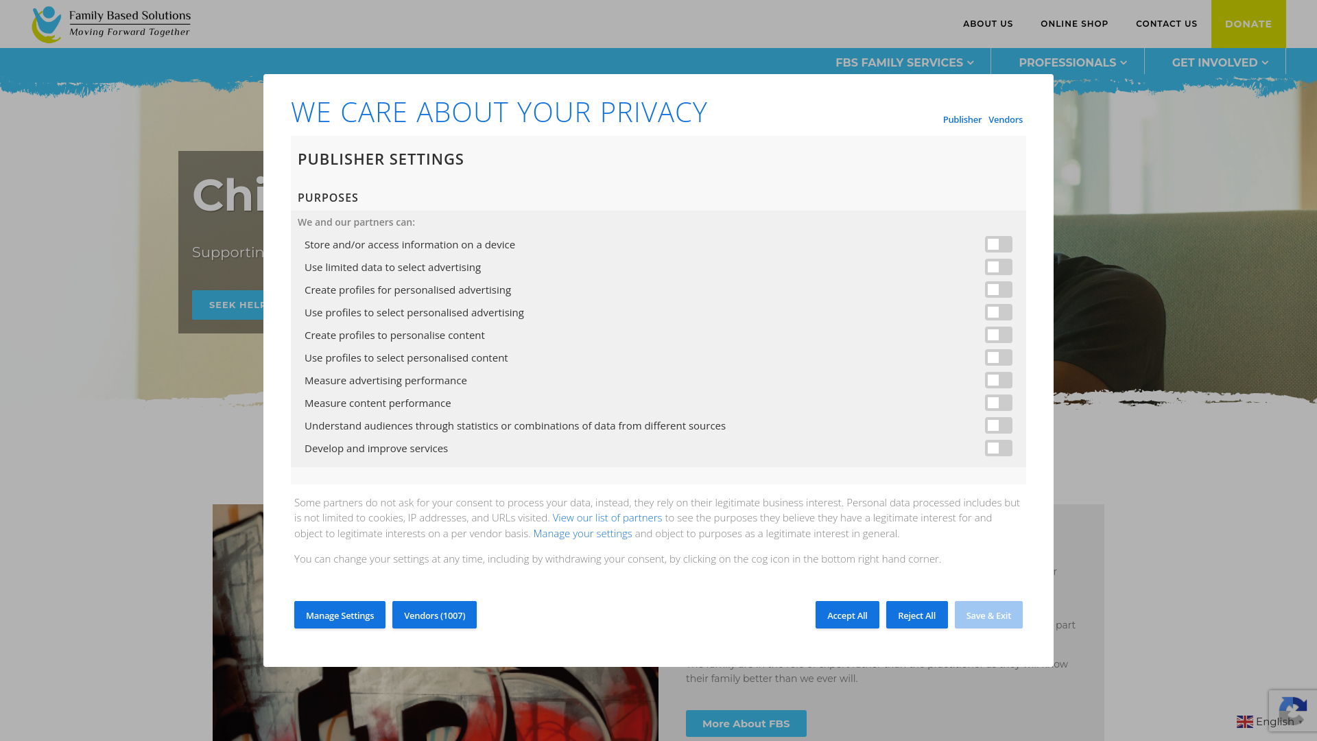Website screenshot