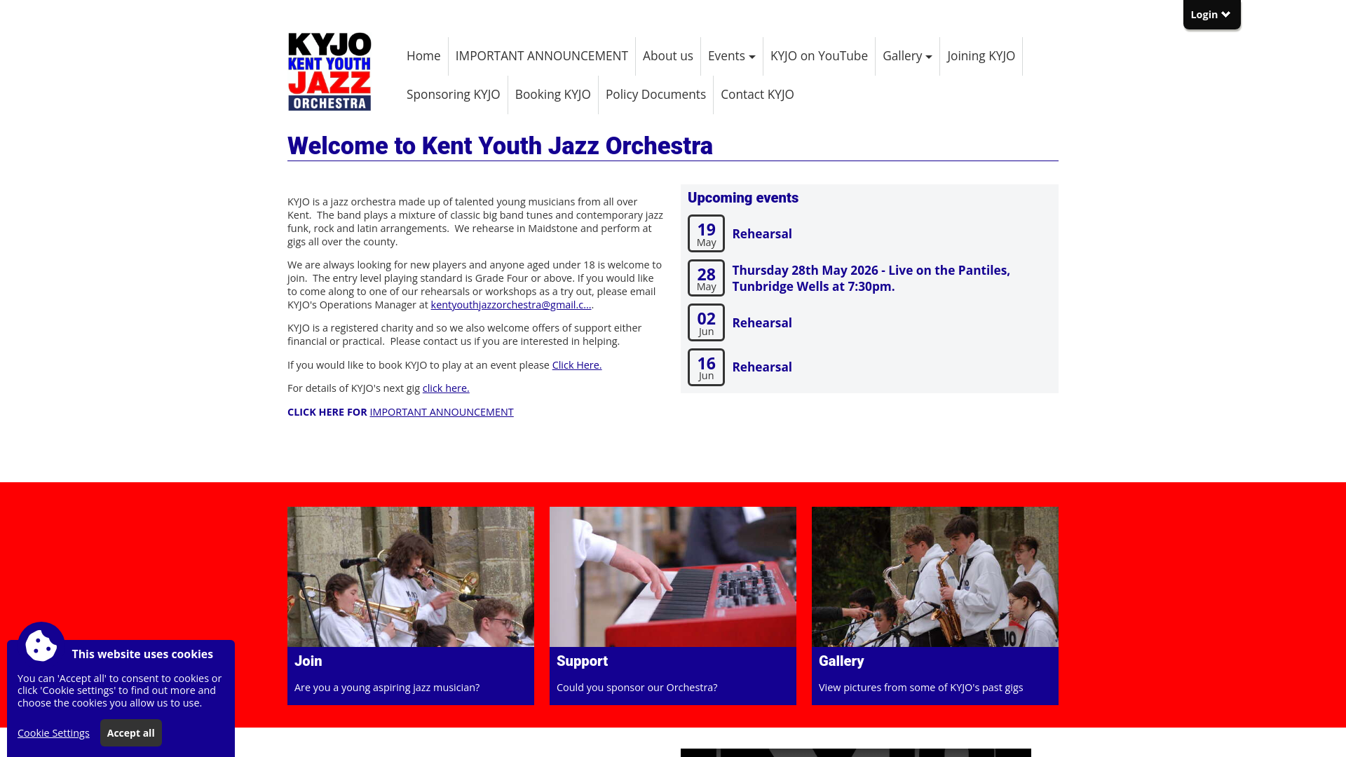 Website screenshot