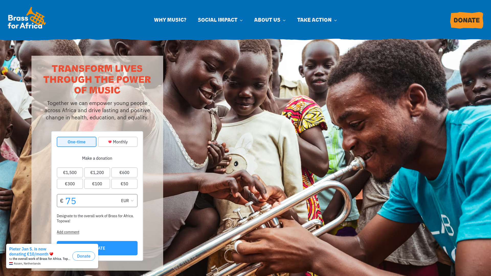 Website screenshot
