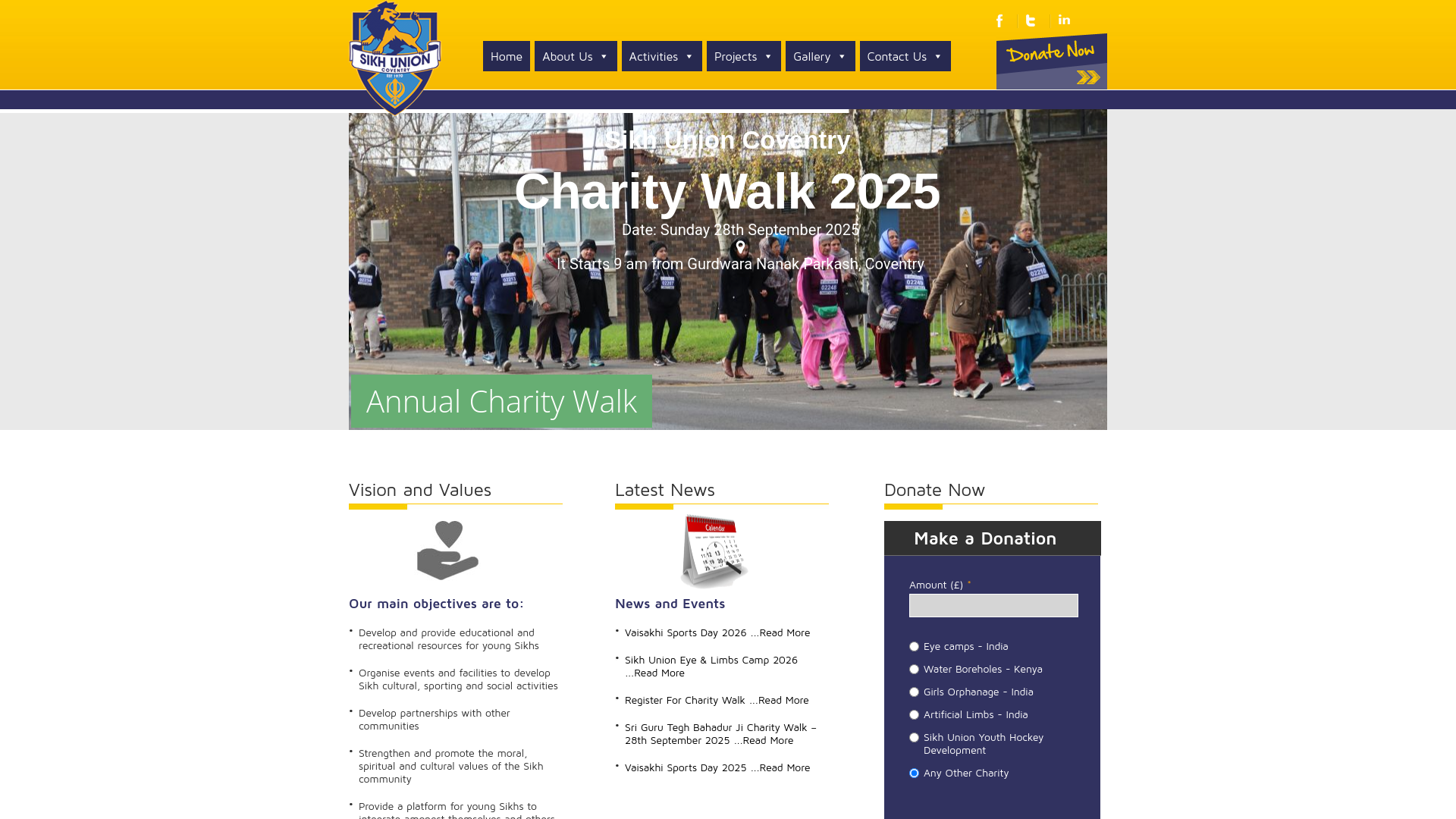 Website screenshot
