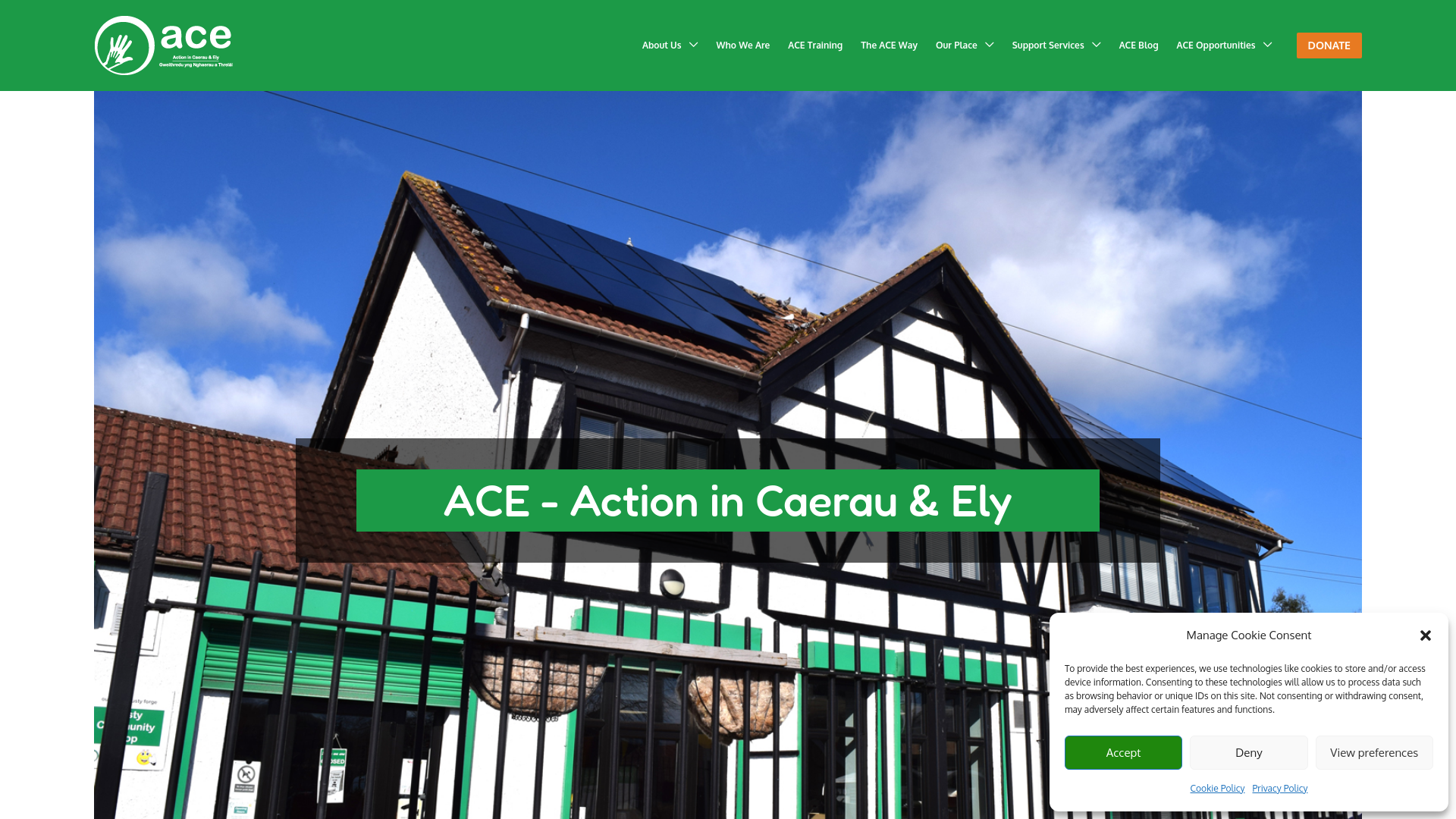 Website screenshot