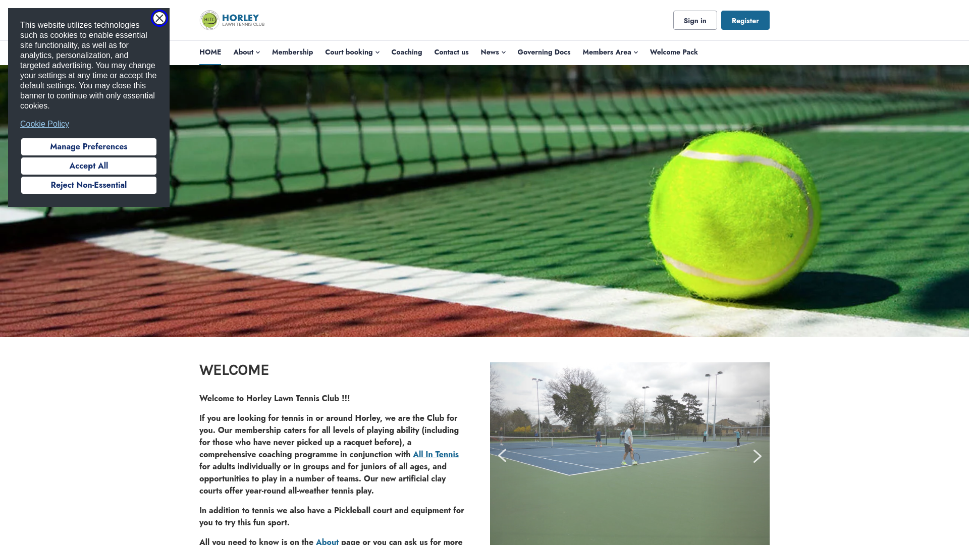 Website screenshot