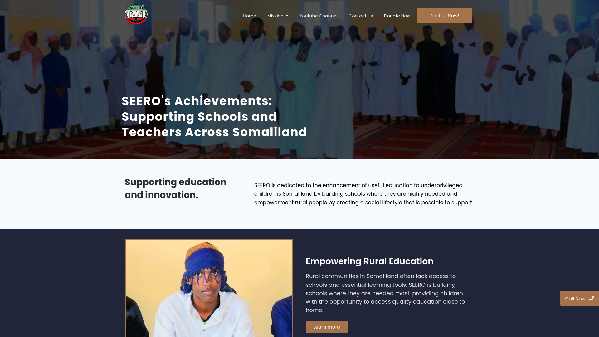 Website screenshot