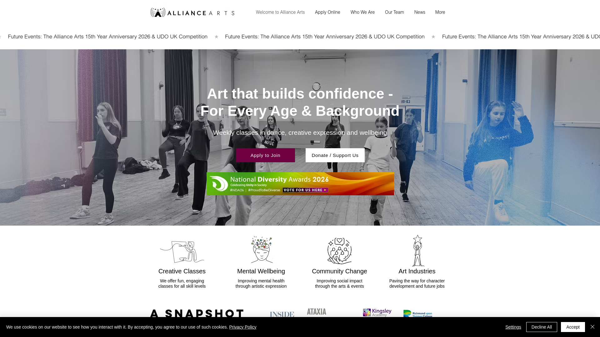 Website screenshot