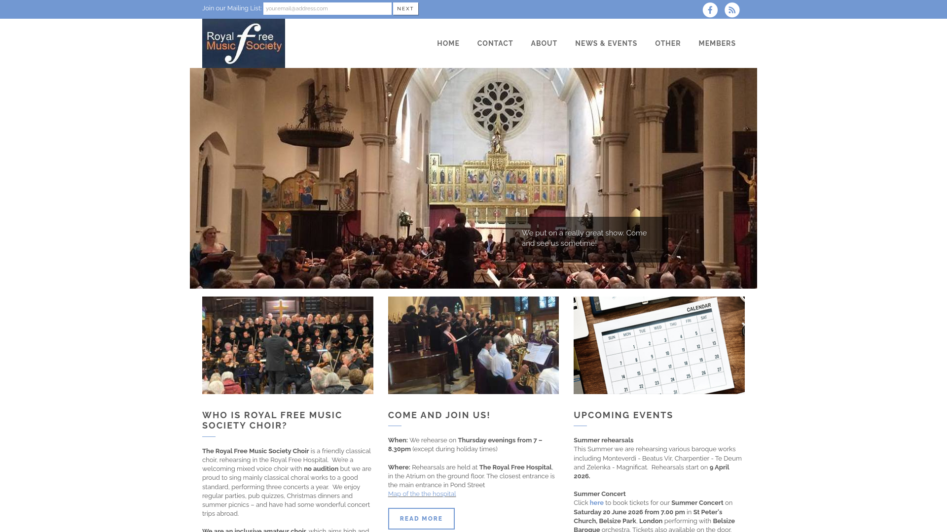 Website screenshot