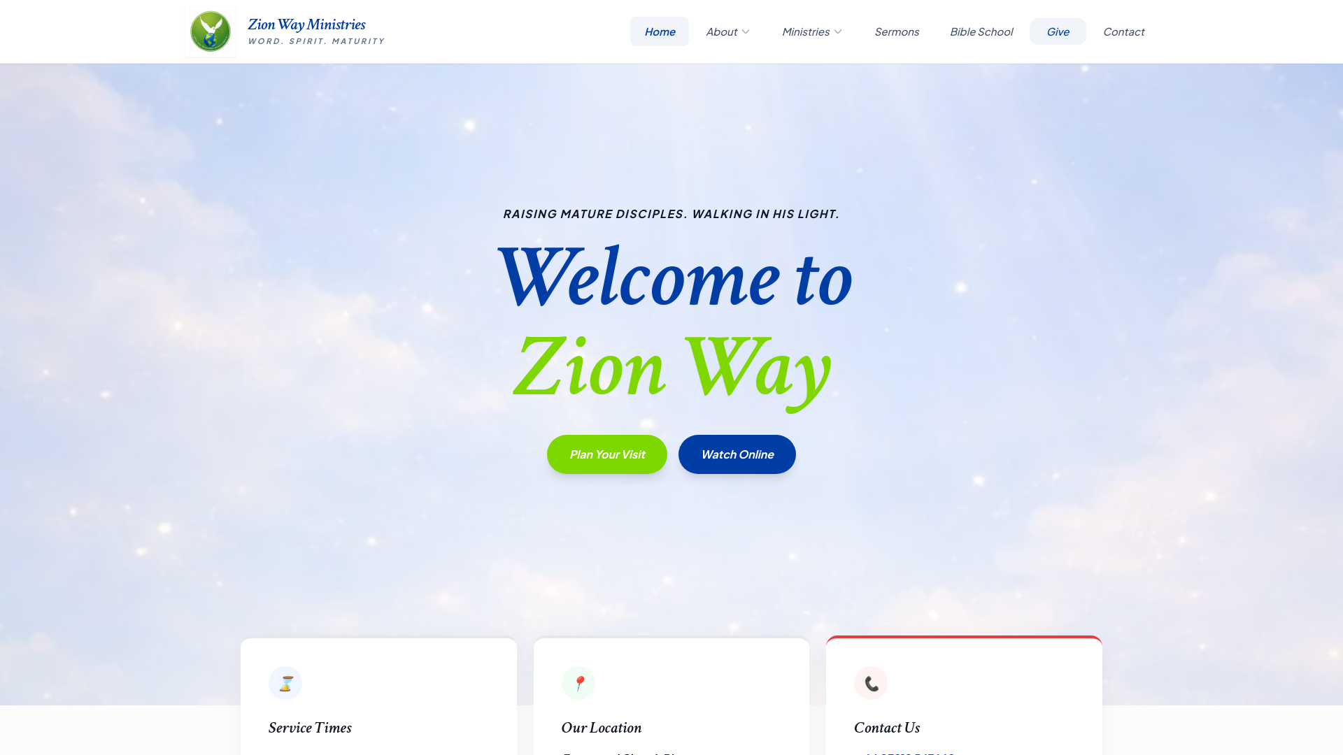 Website screenshot