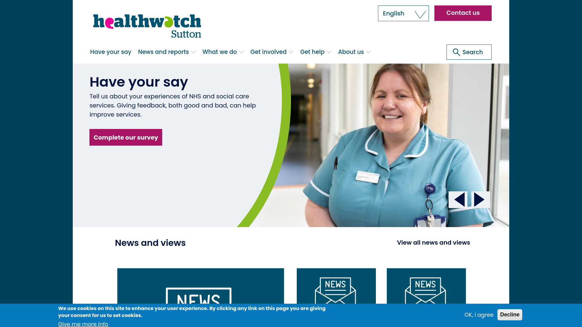 Website screenshot