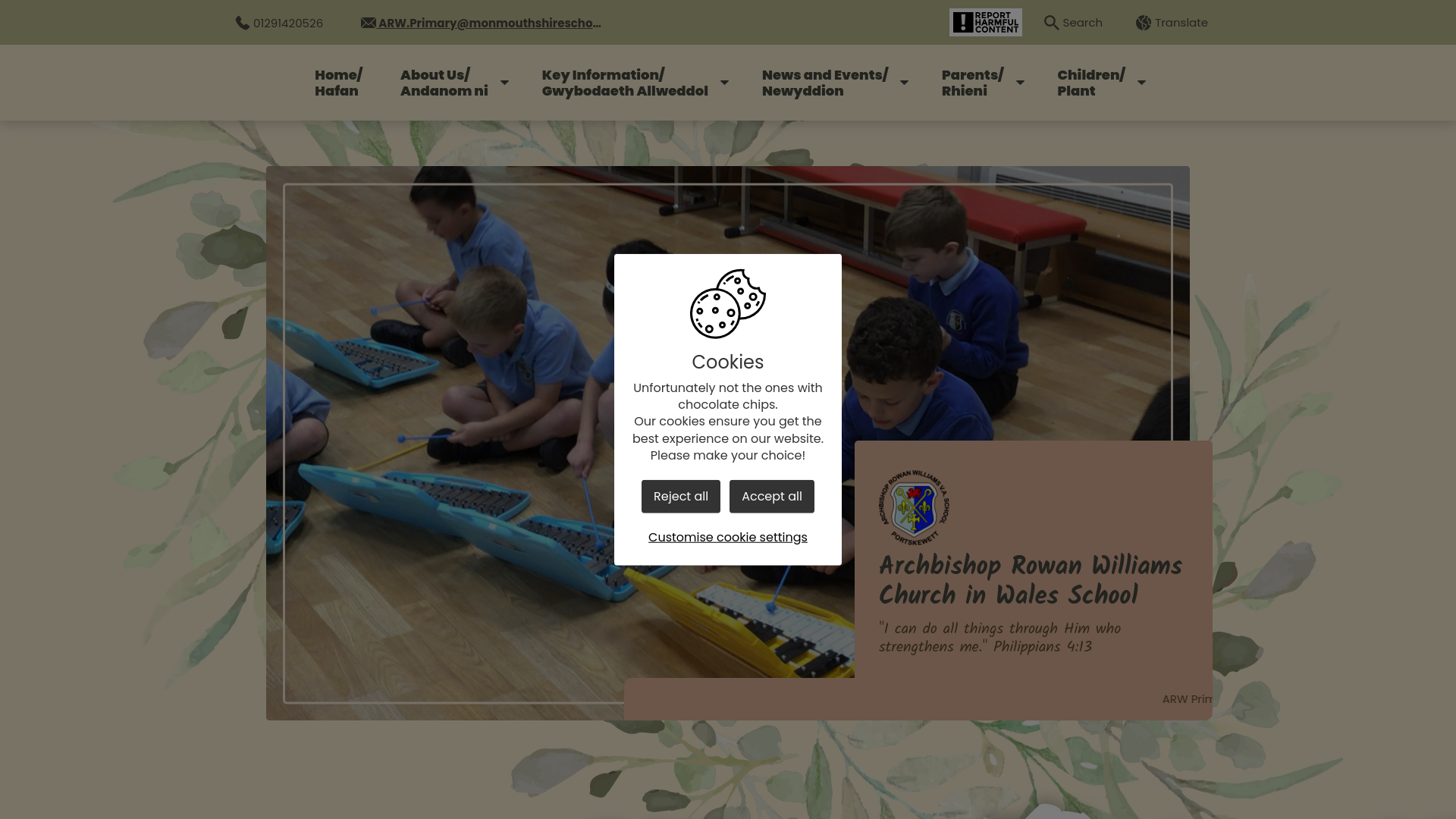 Website screenshot