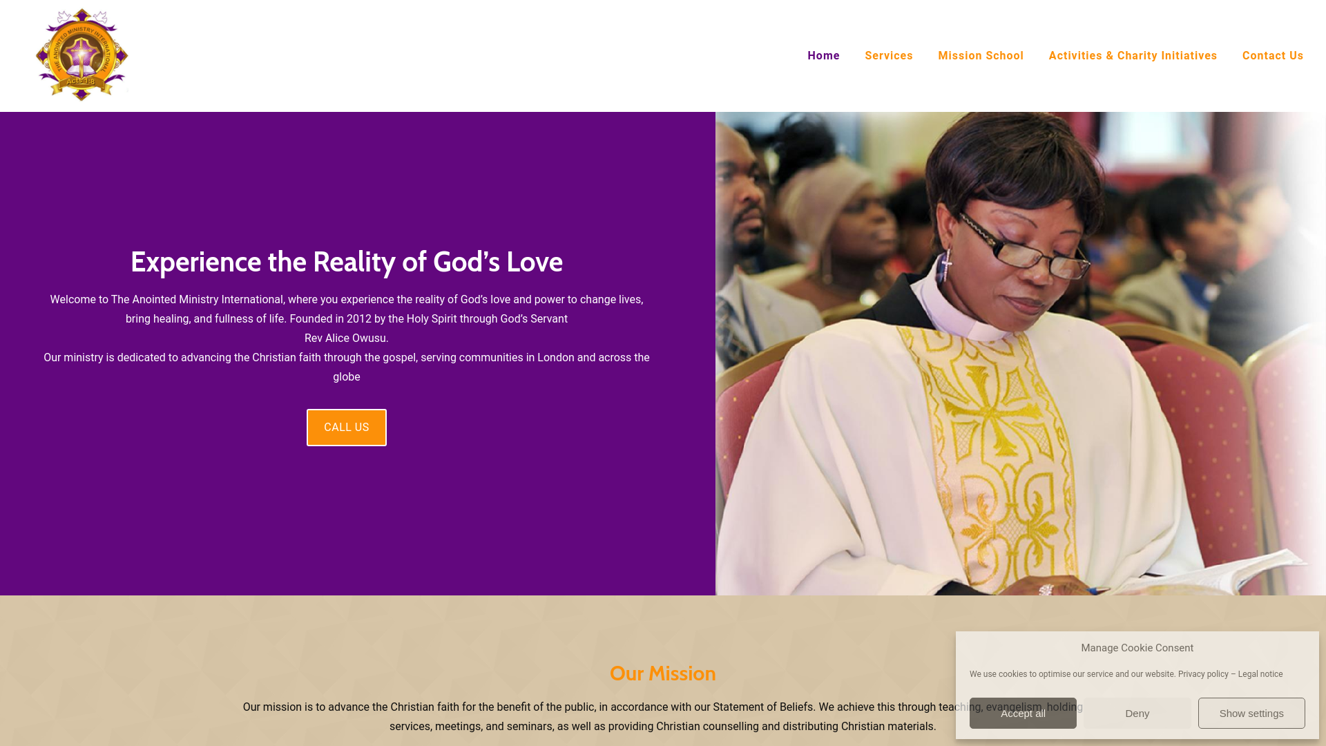 Website screenshot