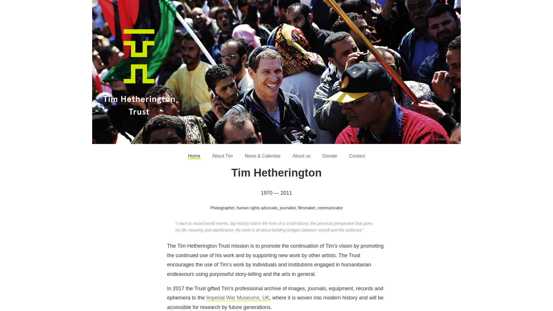 Website screenshot