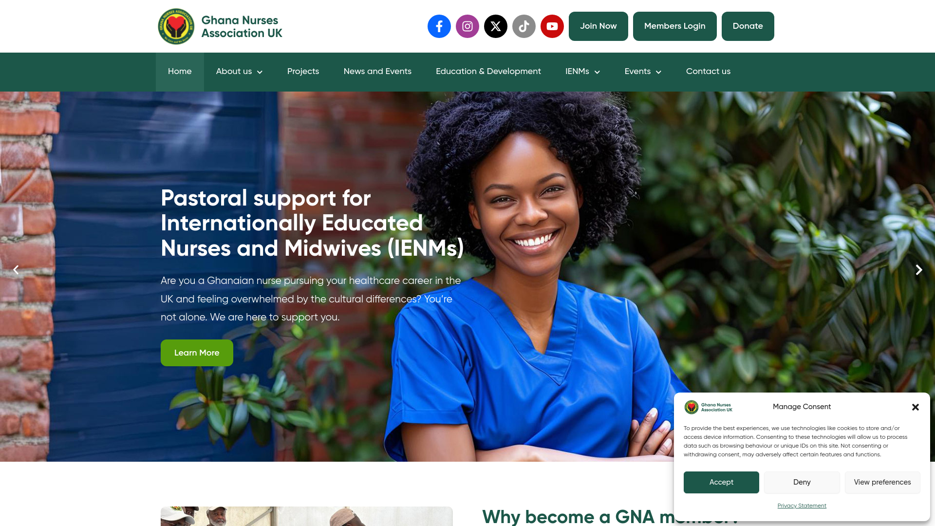 Website screenshot