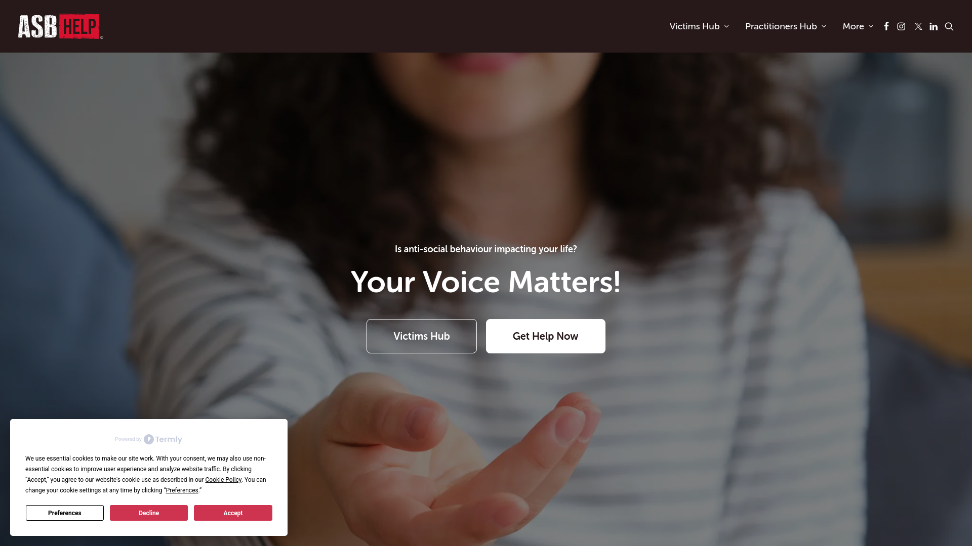 Website screenshot