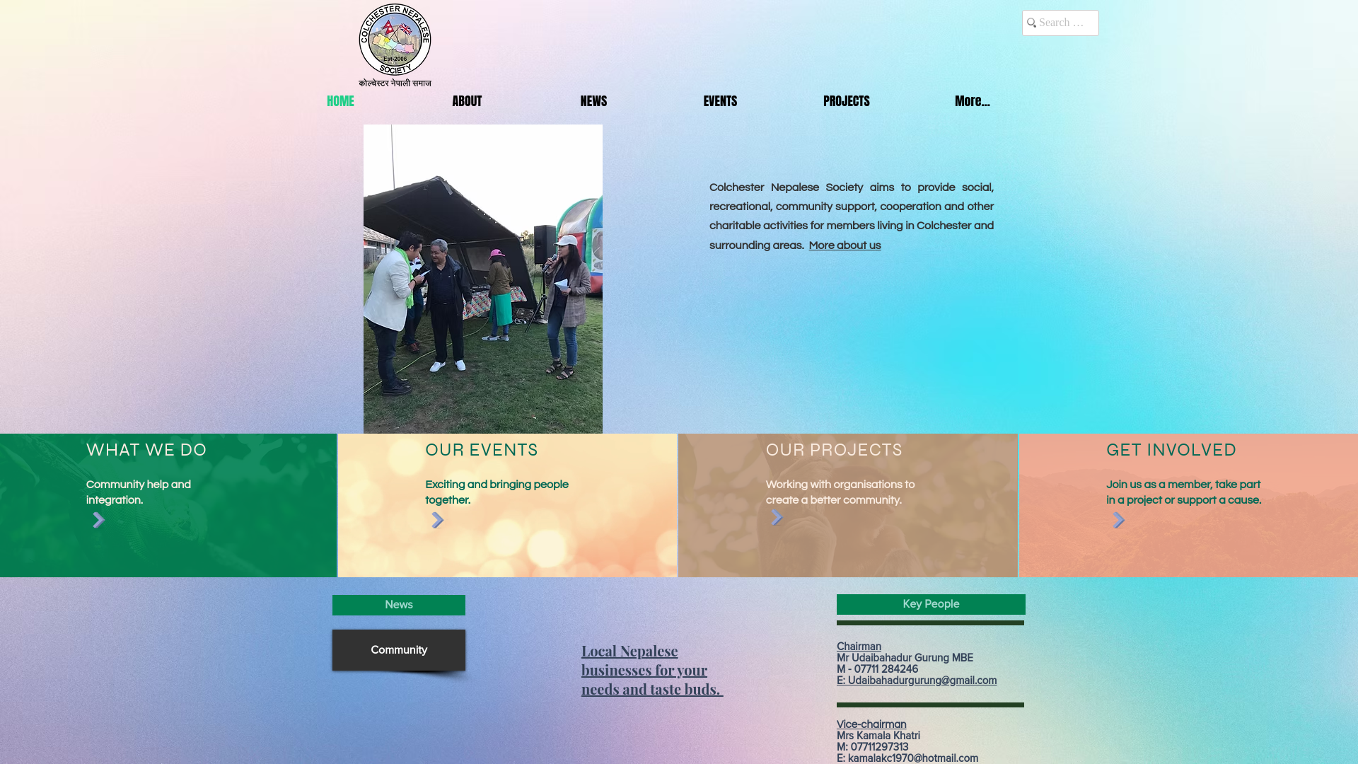 Website screenshot