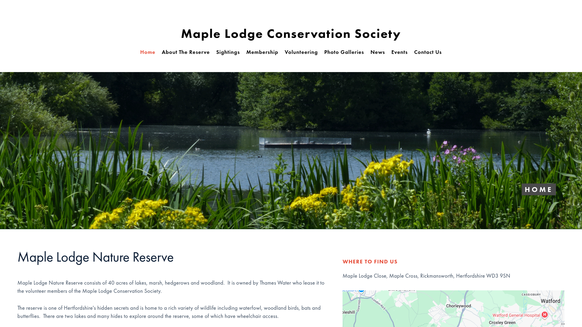 Website screenshot