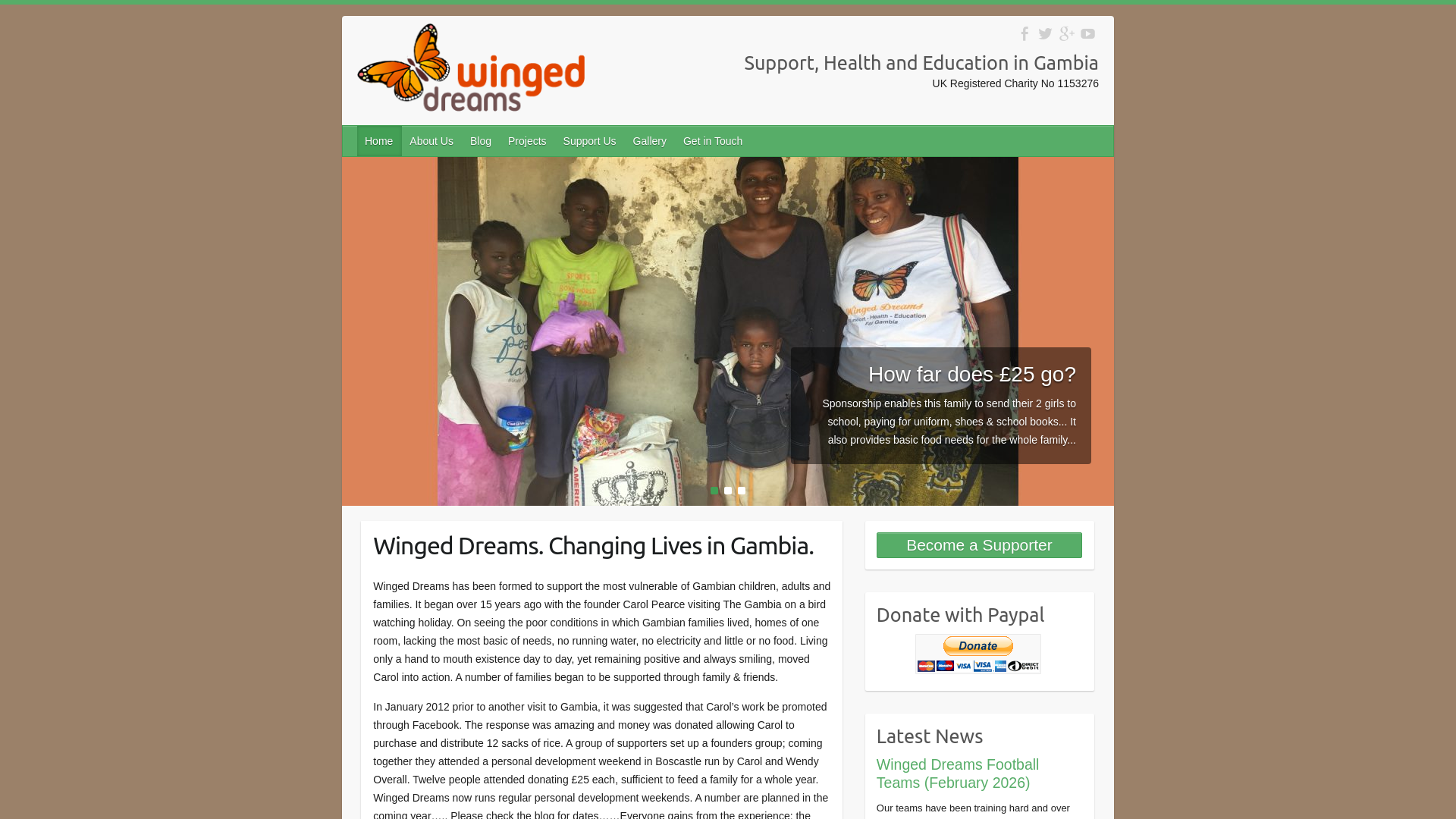Website screenshot