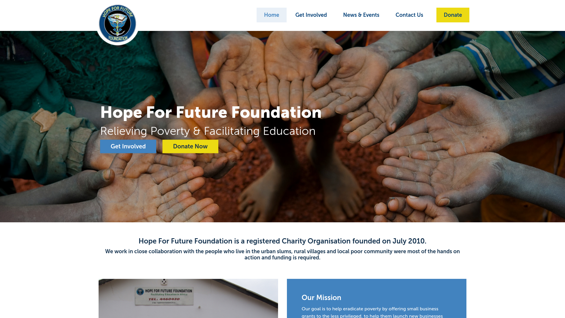Website screenshot