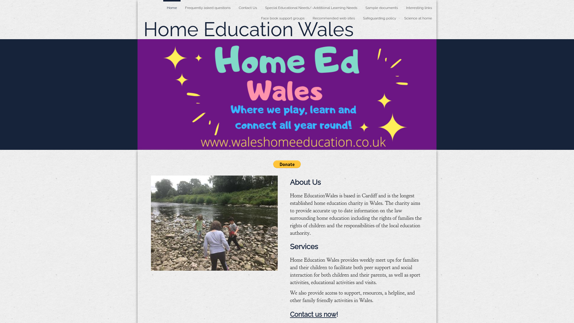 Website screenshot