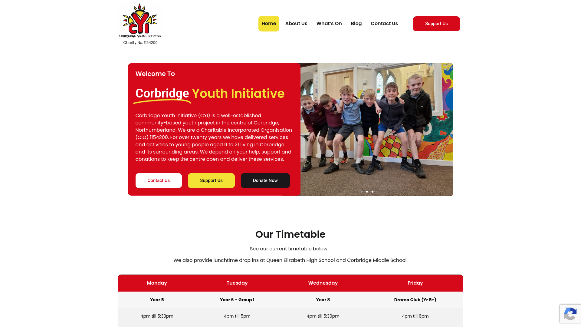 Website screenshot