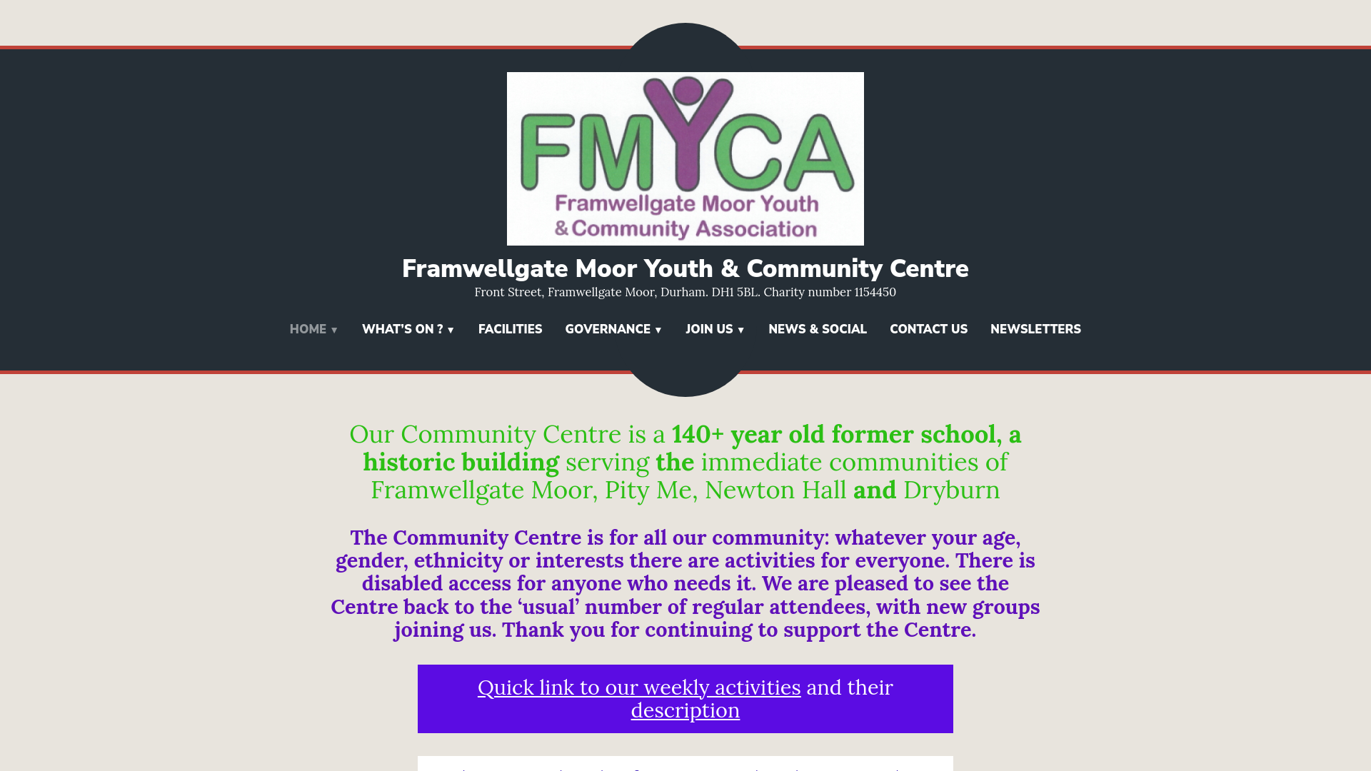Website screenshot