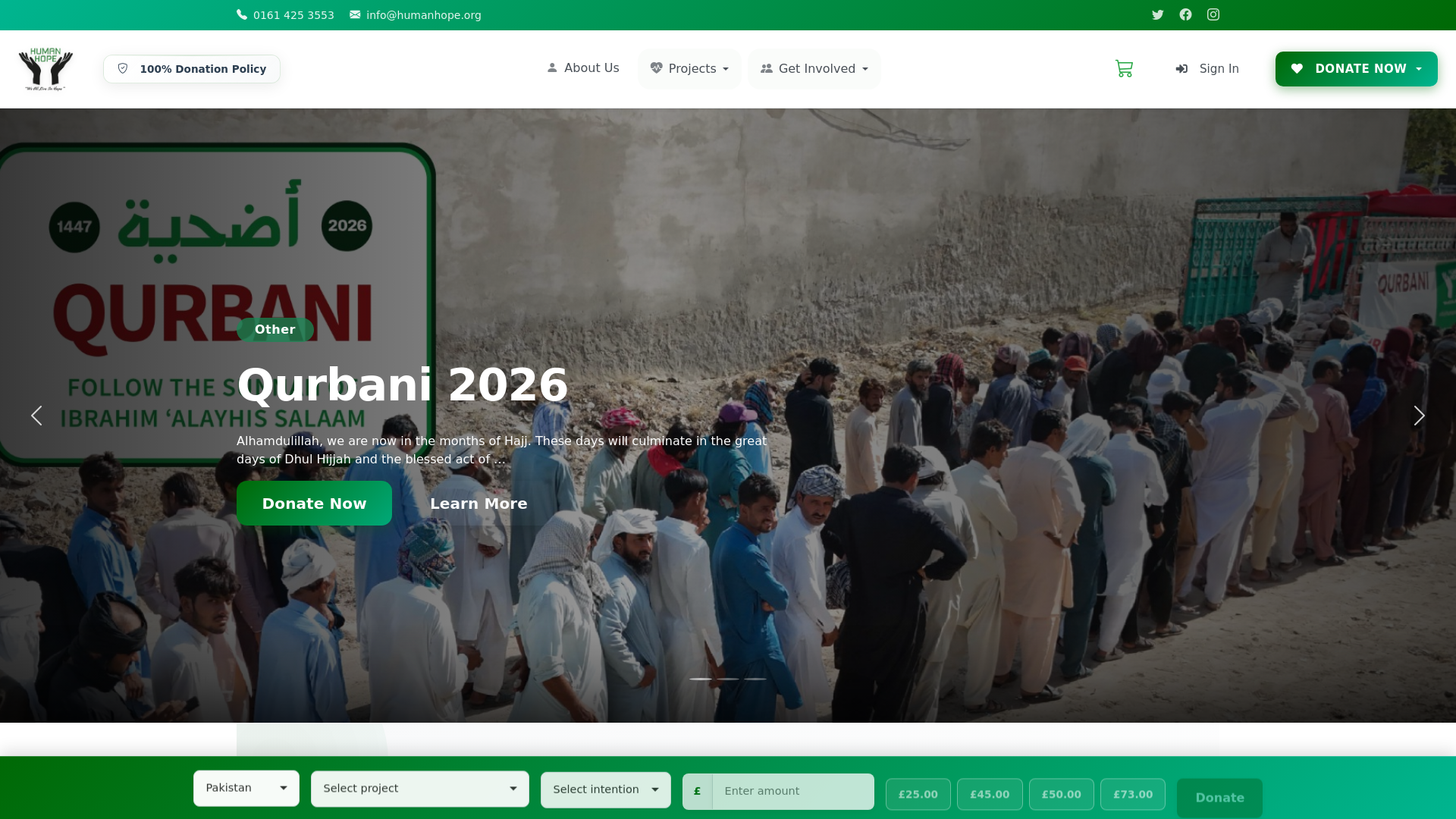 Website screenshot