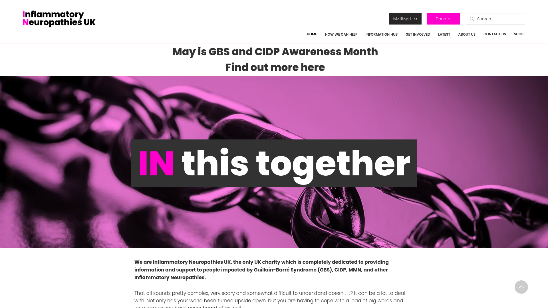 Website screenshot