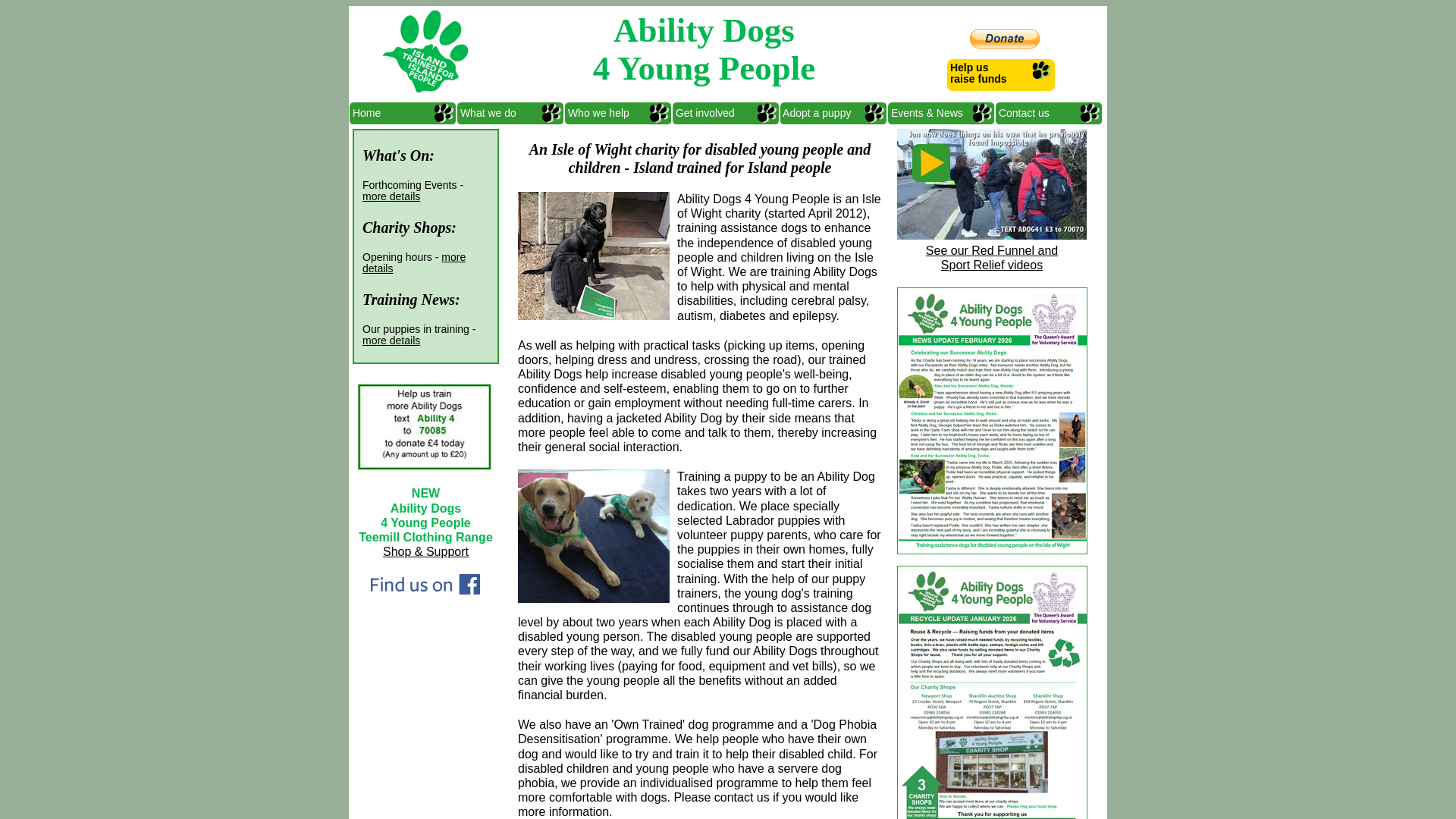 Website screenshot