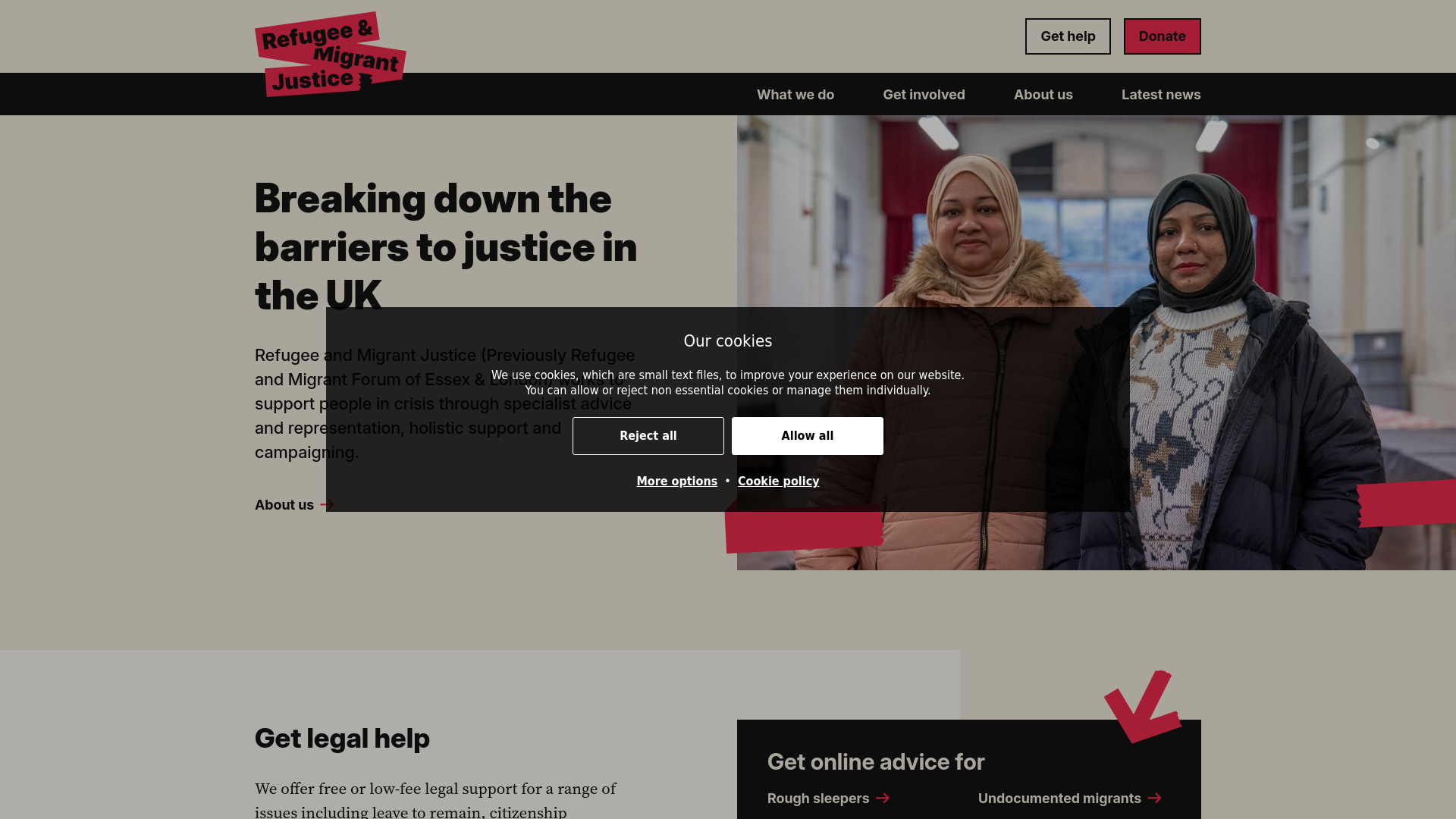 Website screenshot