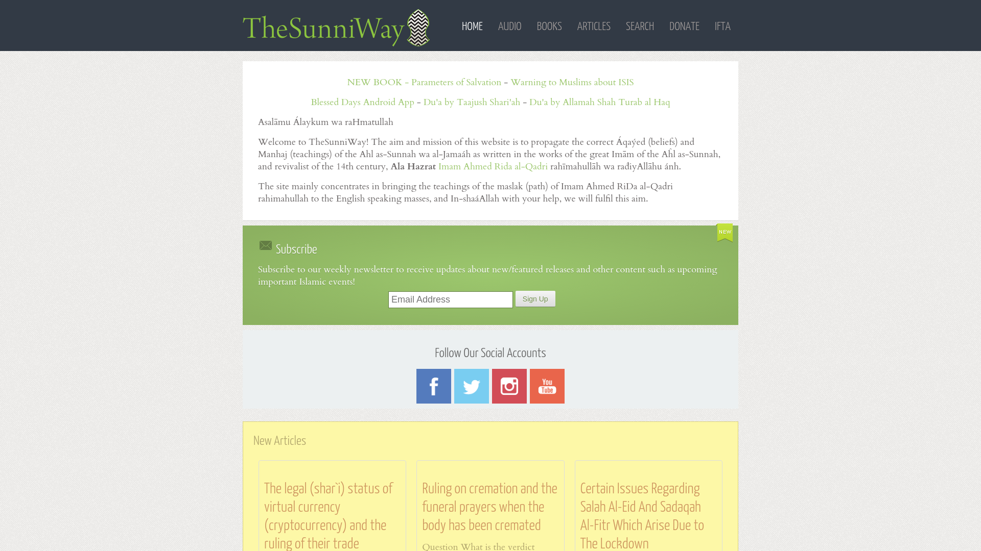Website screenshot
