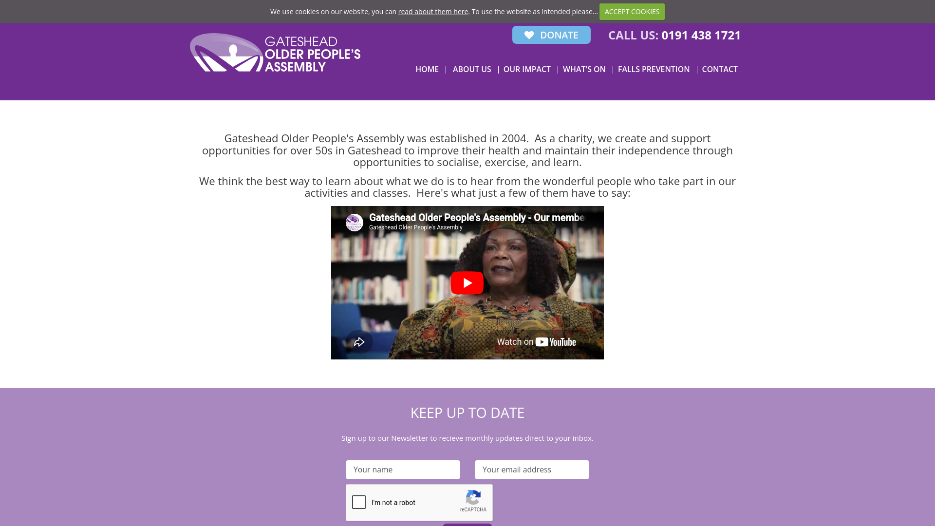 Website screenshot