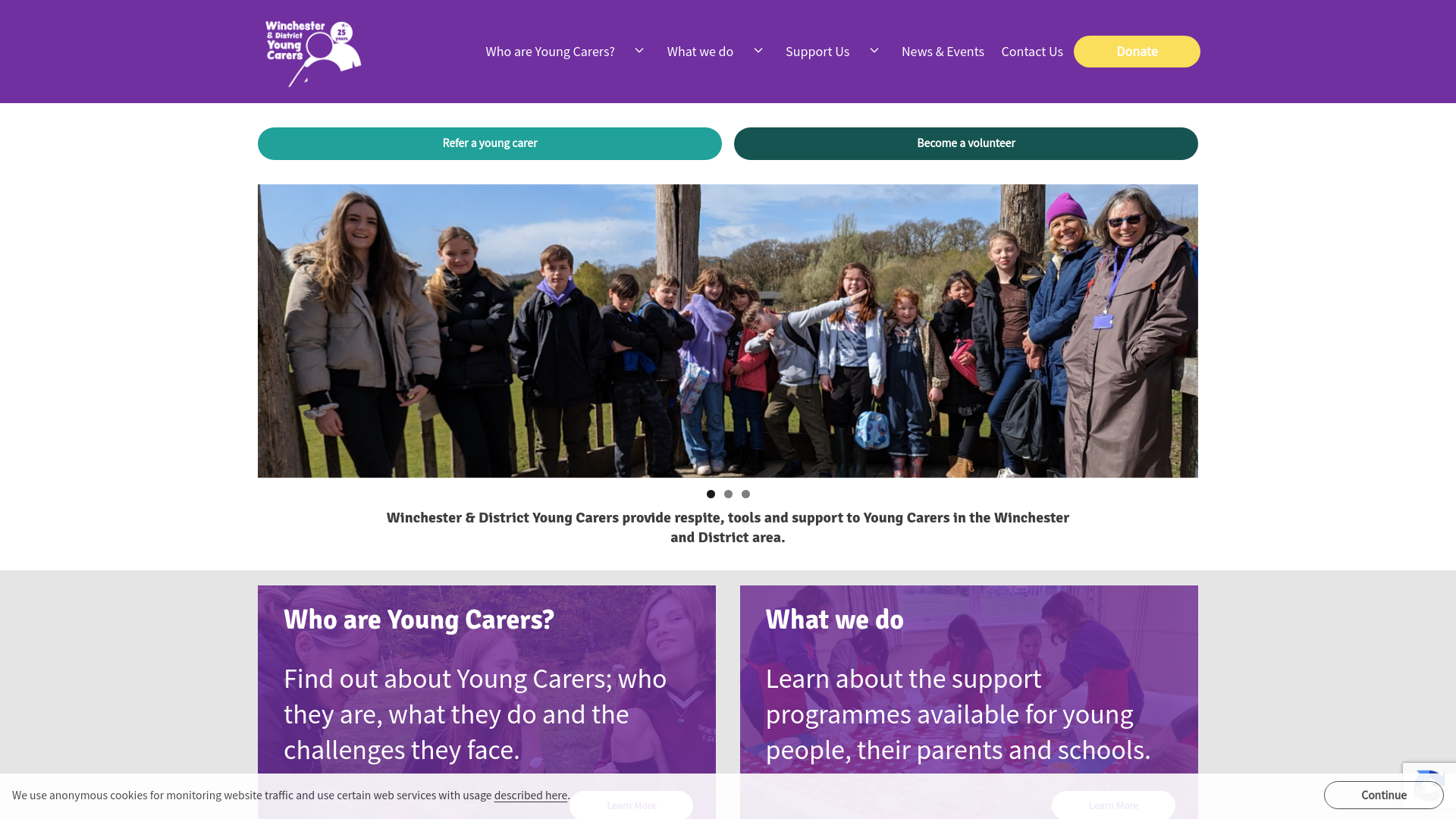 Website screenshot