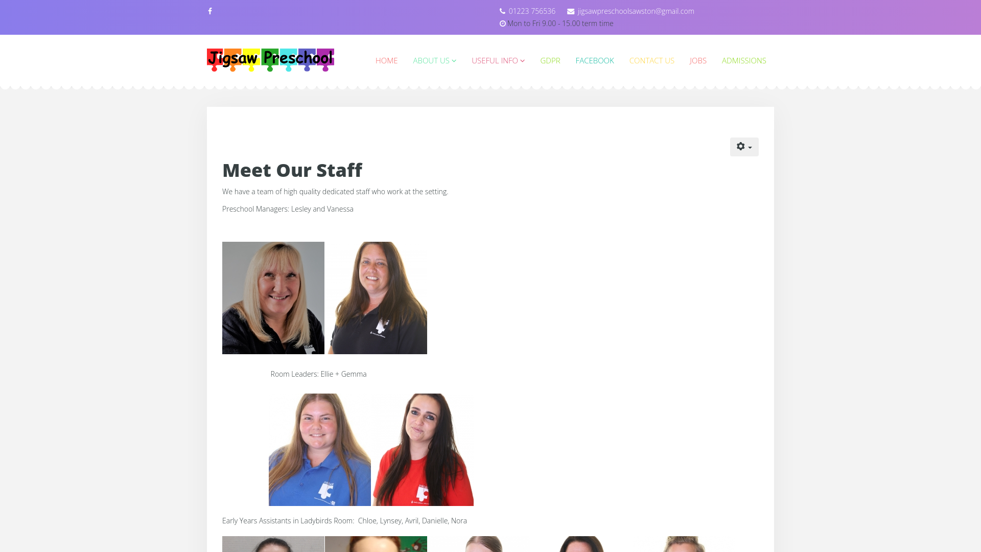 Website screenshot