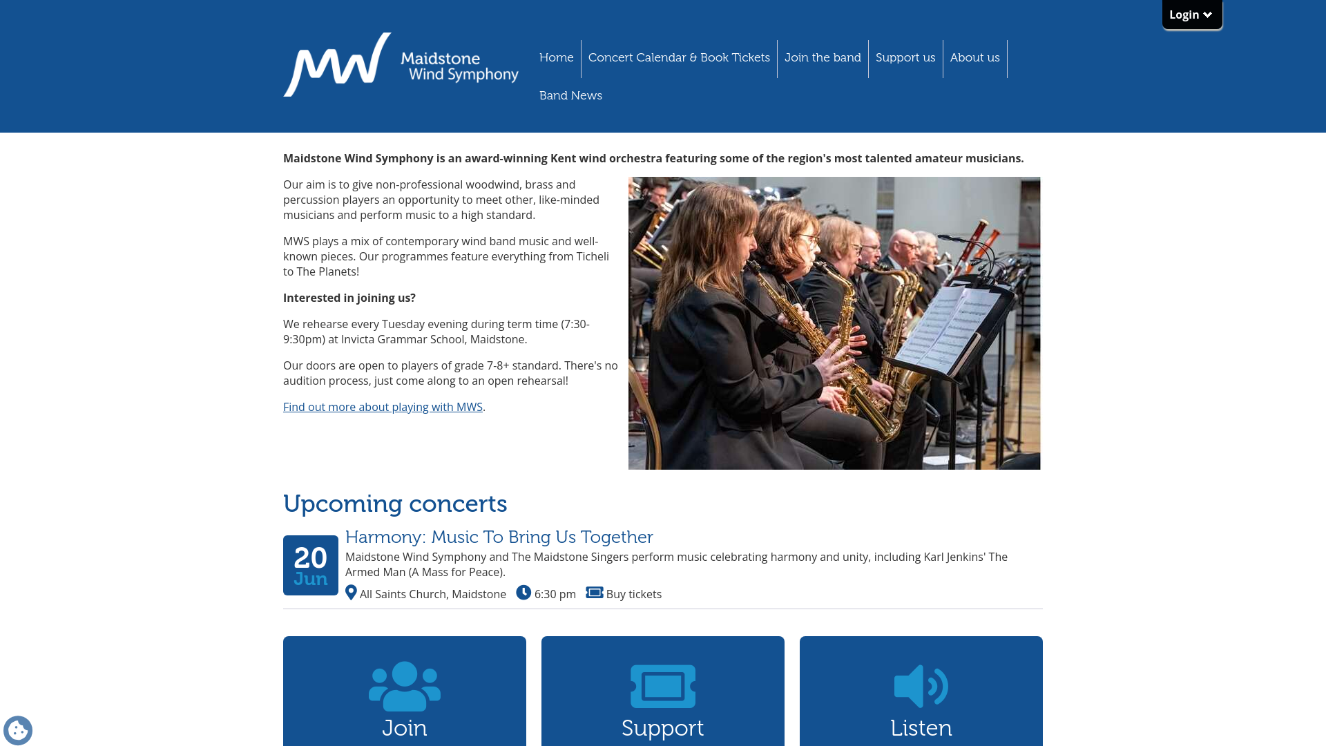 Website screenshot