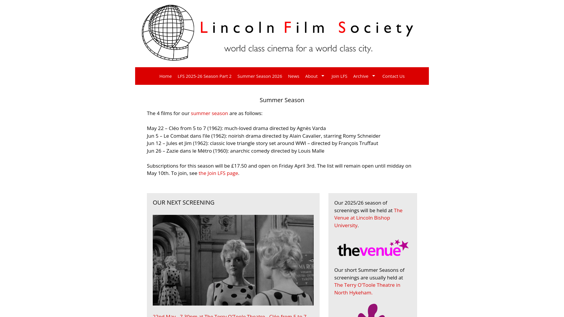 Website screenshot