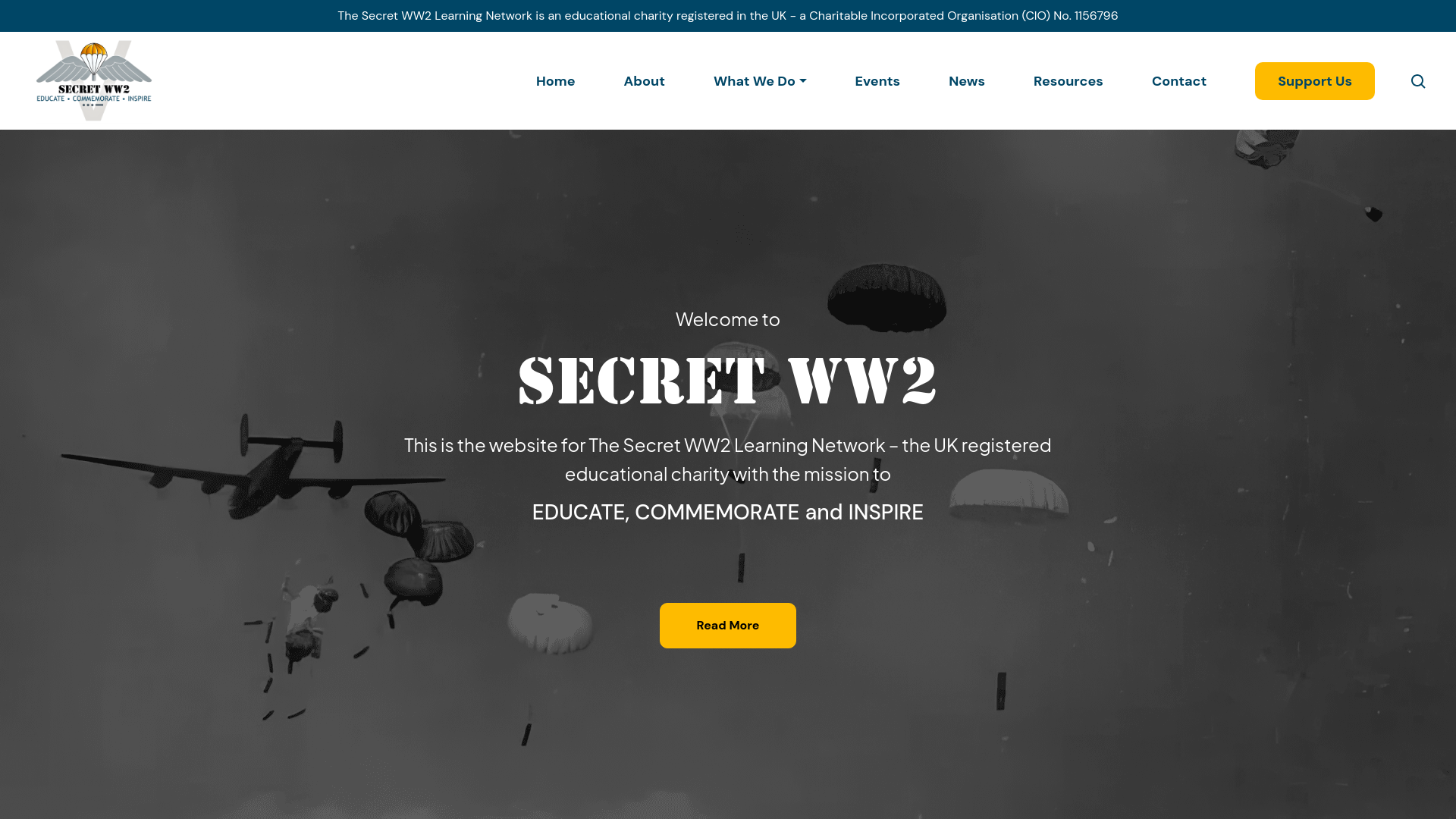 Website screenshot