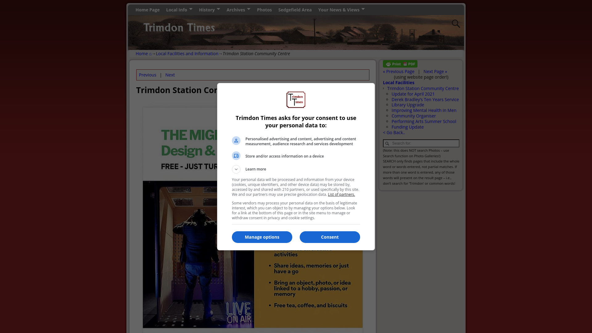 Website screenshot