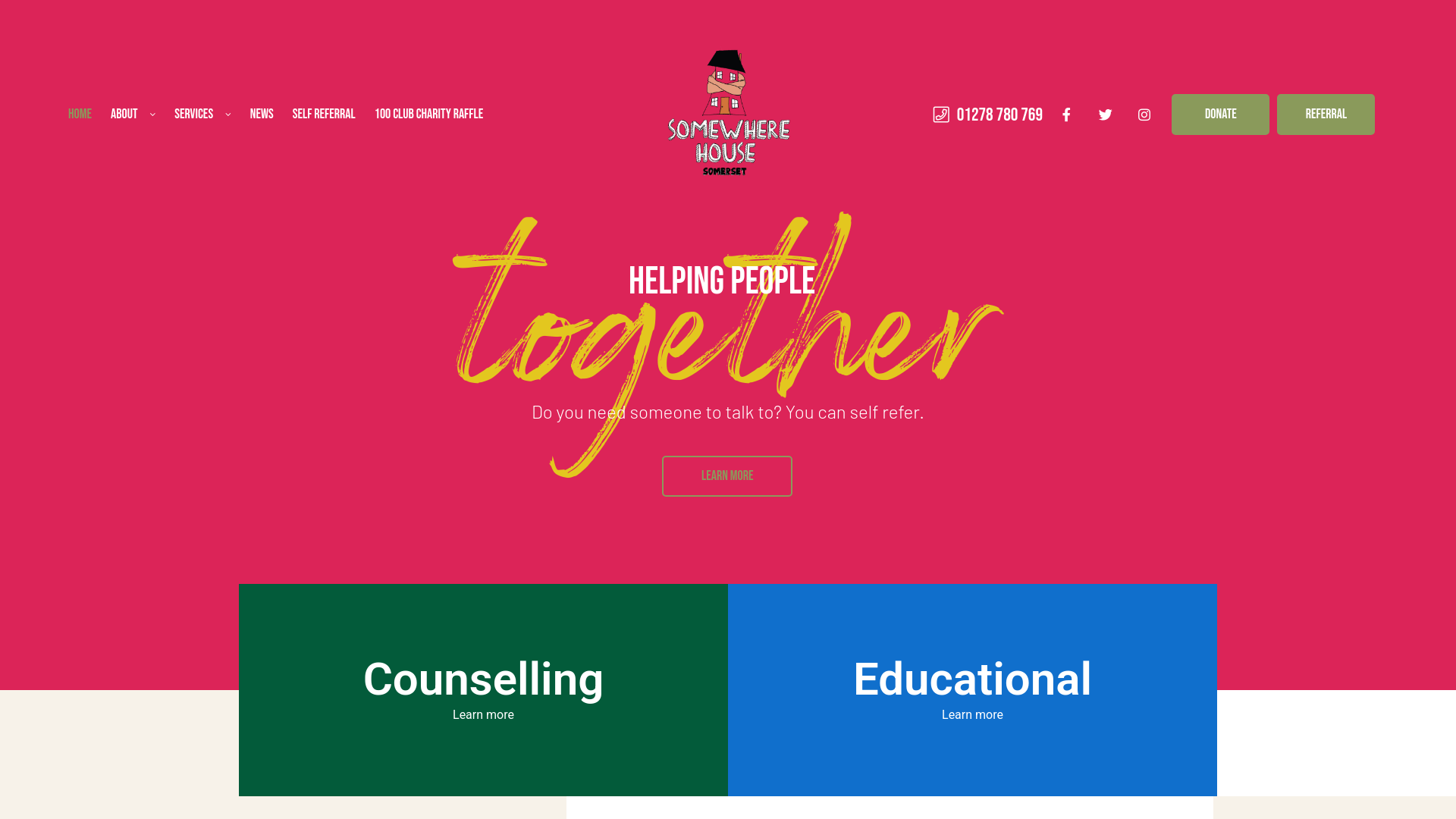 Website screenshot