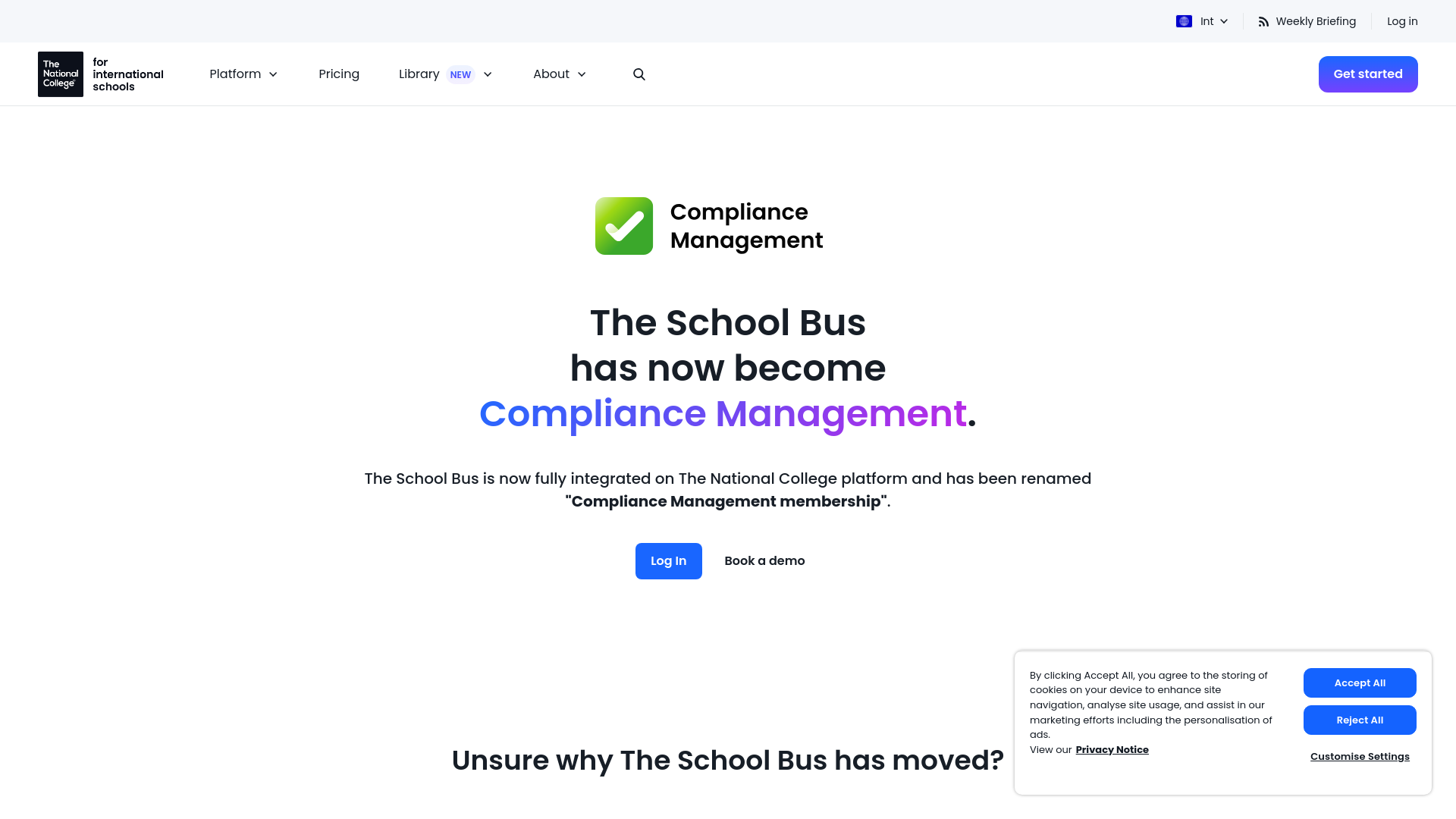 Website screenshot