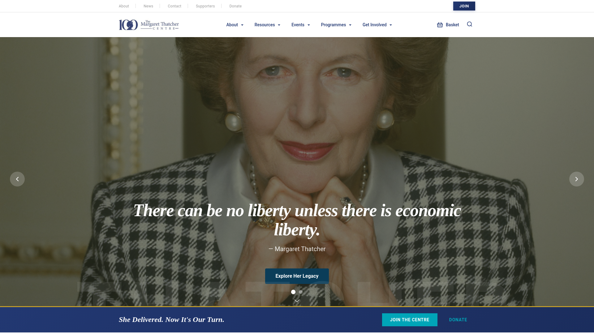 Website screenshot