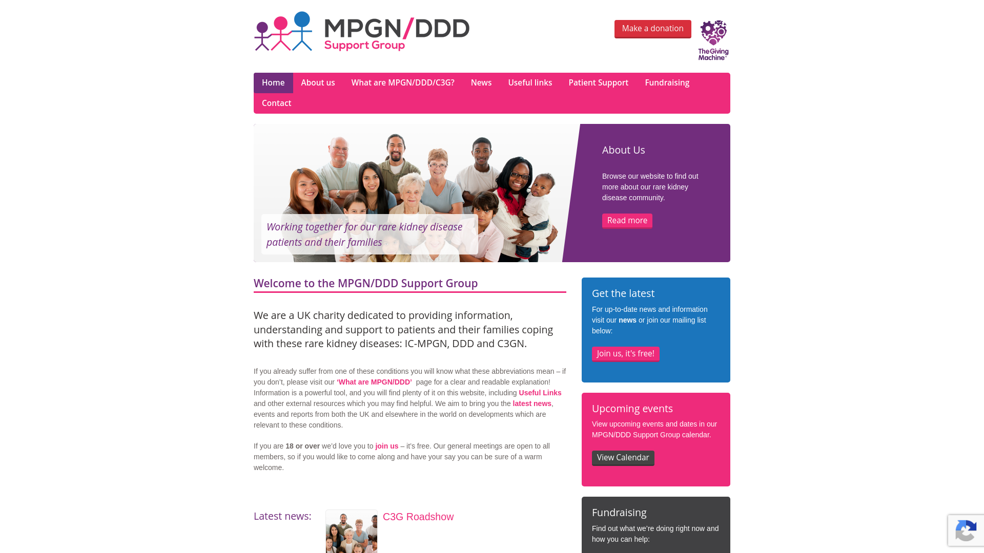 Website screenshot