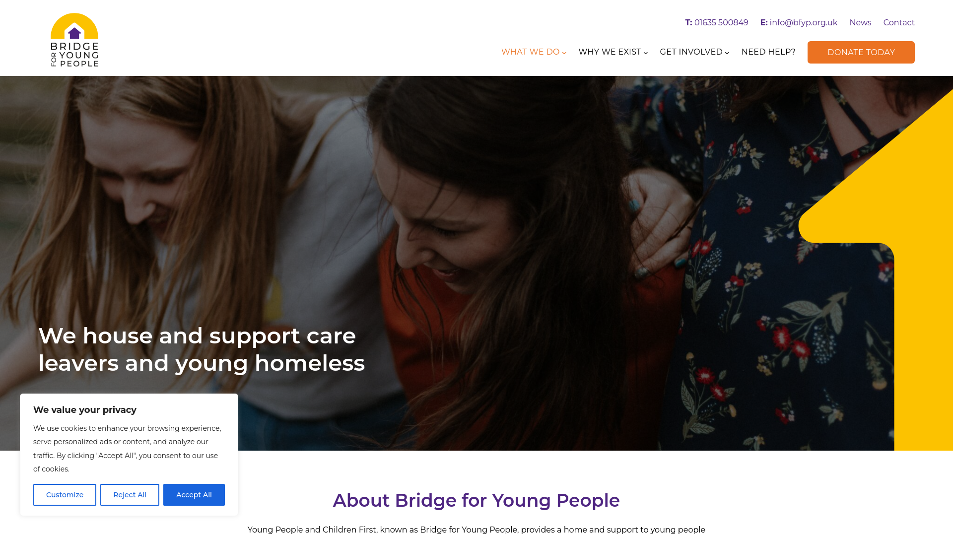 Website screenshot